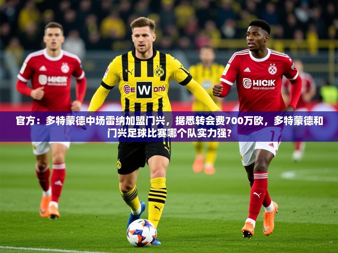 2025开云体育注册app官方：多特蒙德中场雷纳加盟门兴，据悉转会费700万欧，多特蒙德和门兴足球比赛哪个队实力强?