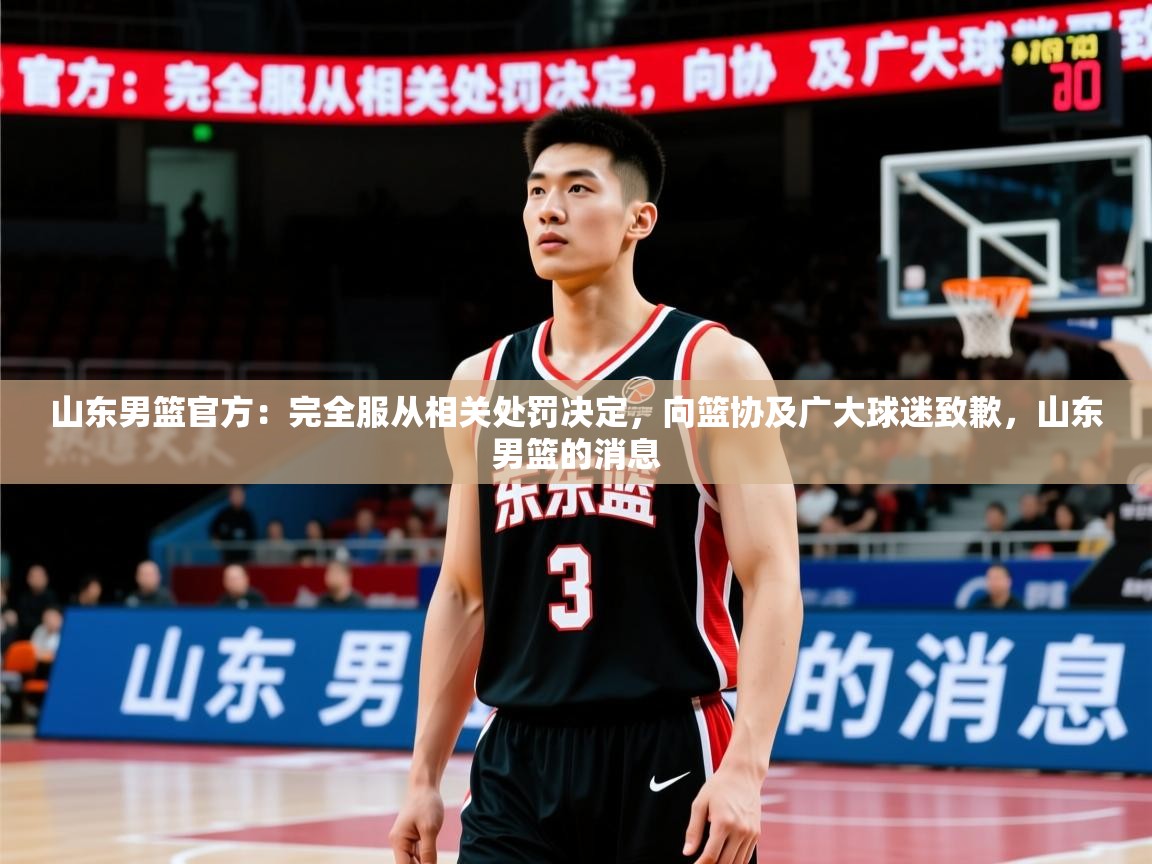 2025开云体育入口注册山东男篮官方:完全服从相关处罚决定,向篮协及广大球迷致歉,山东男篮的消息 第1张
